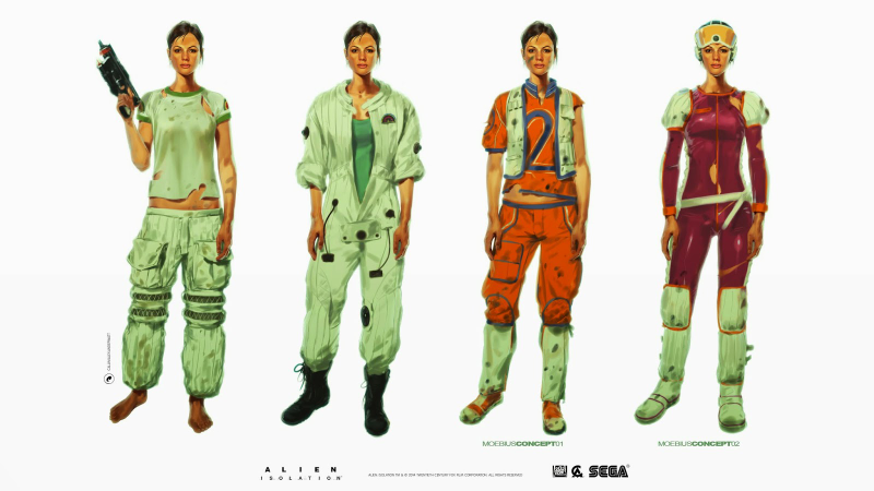 Illustration for article titled Alien: Isolation's Character Art Is Just The Best